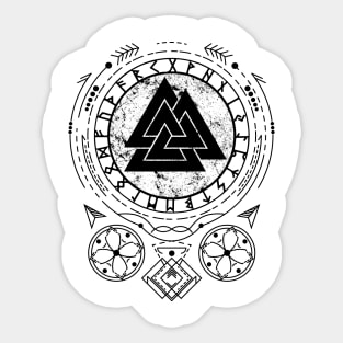 Valknut | Norse Pagan Symbol Sticker